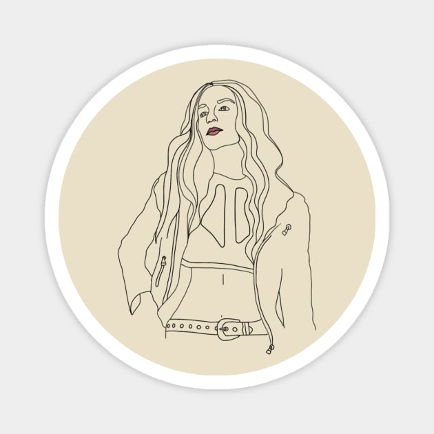 Melanie Scrofano Wynonna Earp Magnet by ameliasdaylight